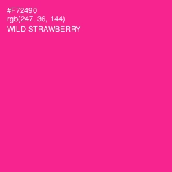 #F72490 - Wild Strawberry Color Image